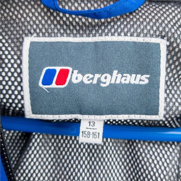 Berghaus Hooded Rain Jacket Mens XS Small Blue Waterproof Hiking Outdoor - Picture 3 of 14